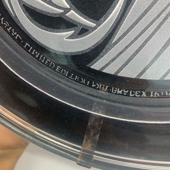 Art Nouveau ANGELICA Michael Yates Country Ladies Morgantown Lead Crystal Plate - Picture 5 of 7